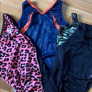 2 Shawn Johnson Gymnastics Leo’s size Adult Medium